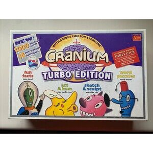 Cranium Turbo Edition Board Game 2004 Family Fun Expansion Pack 1000 Opened New